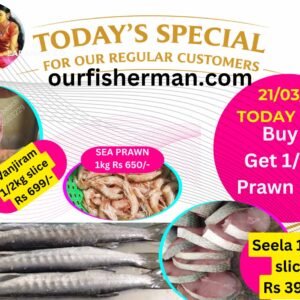 Buy 3 Get 1/2Kg Prawn Free